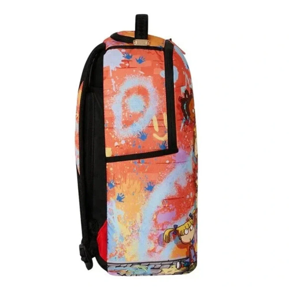 Sprayground Rugrats Paint Situation Dlxr Bag Unisex Graphic Print Backpack SPR11